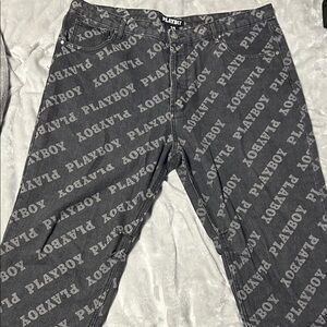 PLAYBOY Charcoal Logo Denim (copy)